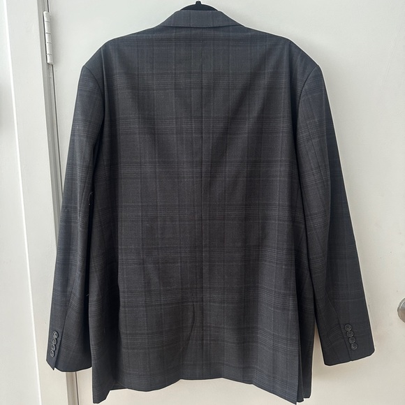 J Crew charcoal grey glen plaid Ludlow suit in Italian stretch wool blend - Picture 4 of 9